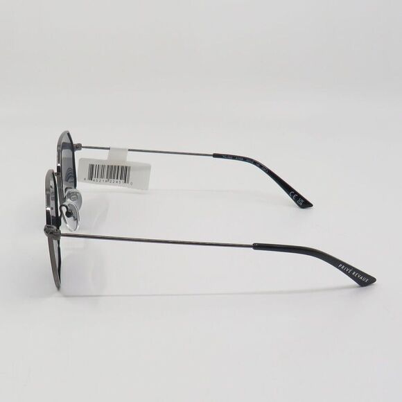 Prive Revaux Sunglasses Polarized New The Heat Gunmetal/Grey Hexagonal - Picture 9 of 10